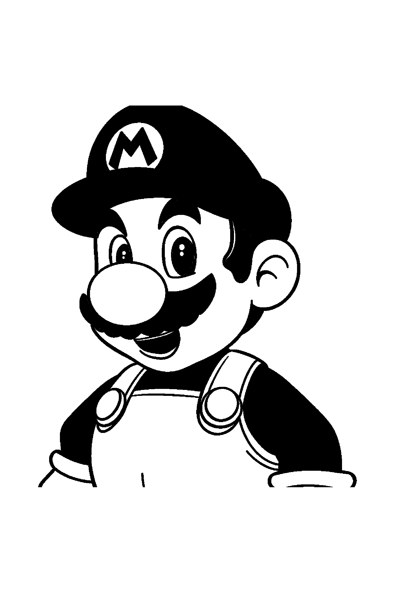 Coloriage Mario gratuit à imprimer - Yoshi avec deux mains visibles et simples Coloriage Mario gratuit à imprimer : Yoshi avec deux mains visibles et simples
