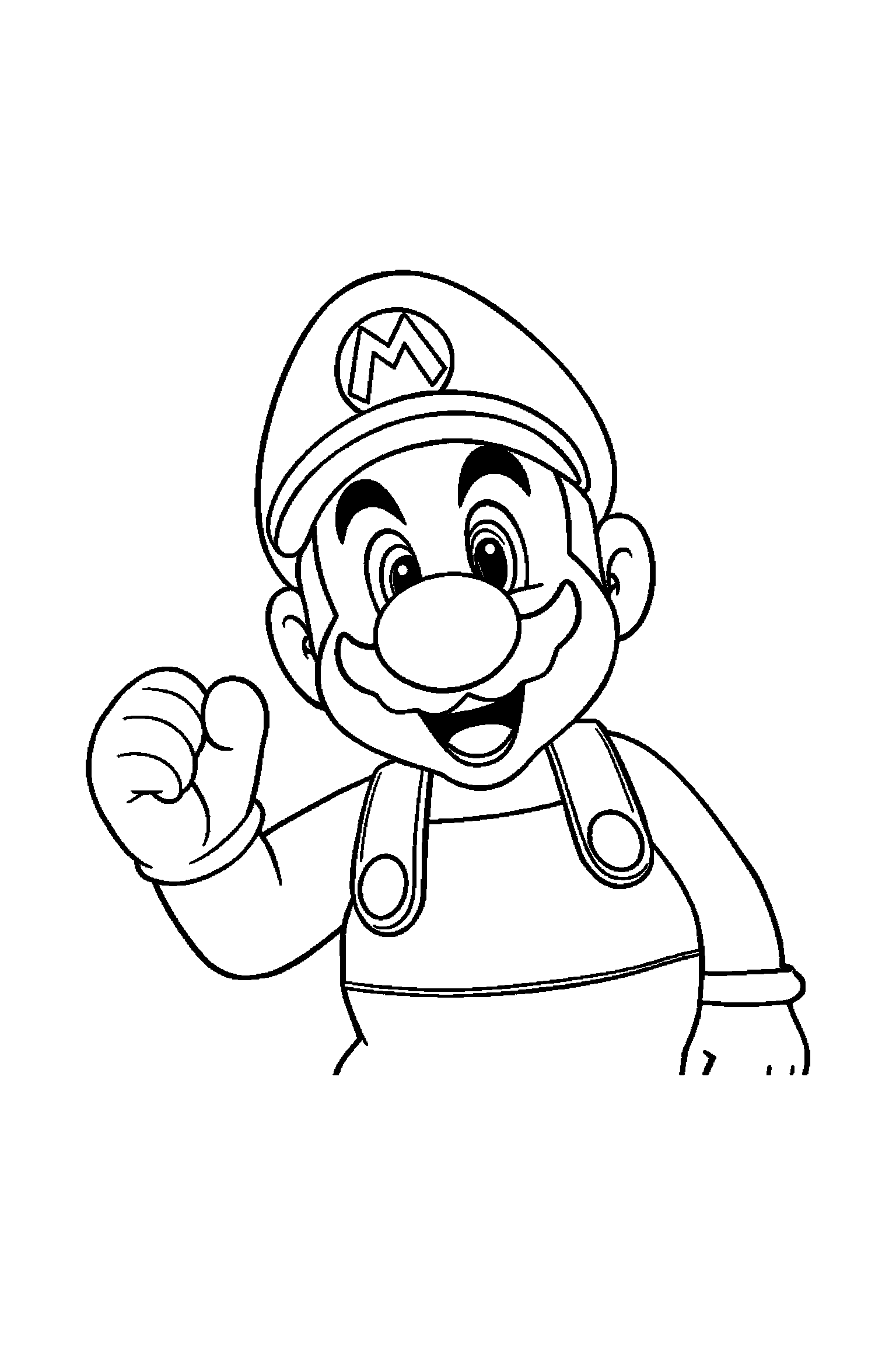 Coloriage Mario gratuit à imprimer - Yoshi avec un décor très simple Coloriage Mario gratuit à imprimer : Yoshi avec un décor très simple