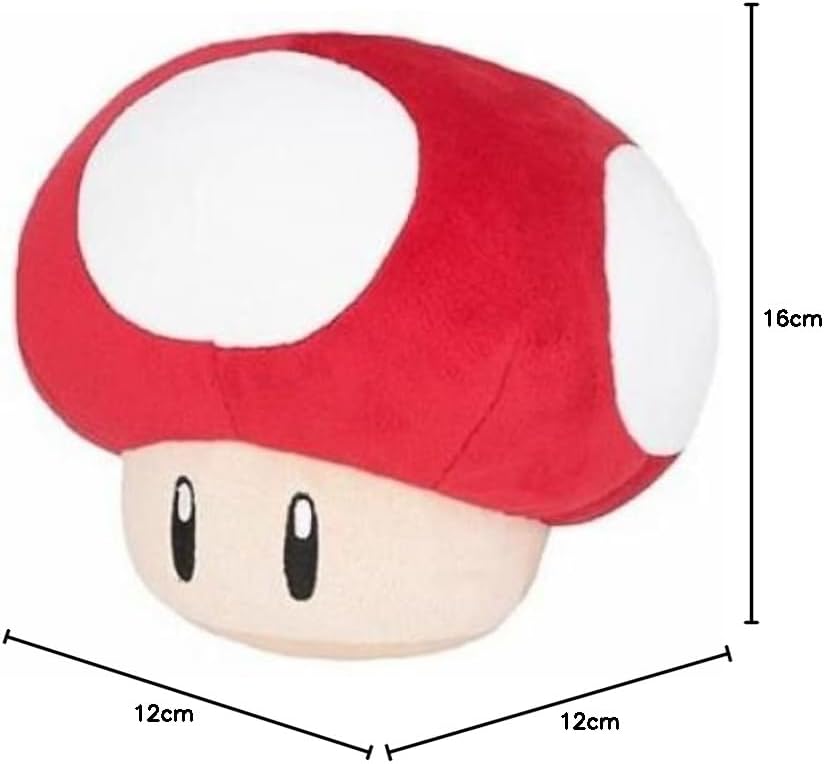 Peluche Super Mushroom Nintendo 16 cm – Image 2
