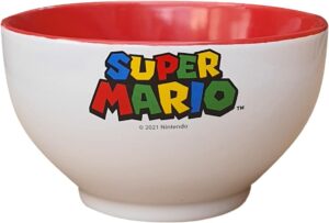 Bol à repas Super Mario en céramique 500 ml blanc