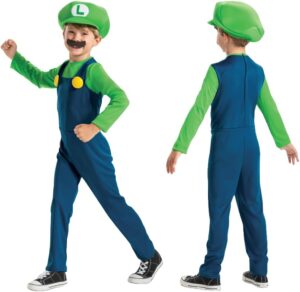Costume Luigi enfant de l'univers Mario