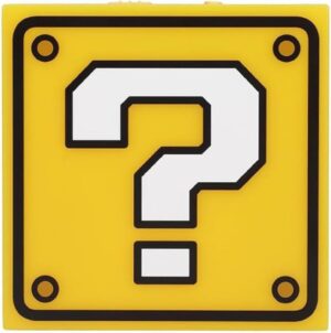 Veilleuse portable Super Mario Bloc Question avec capteur de nuit