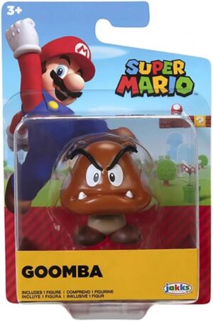 Goomba Super Mario Bros, figurine articulée 6.3cm World of Nintendo