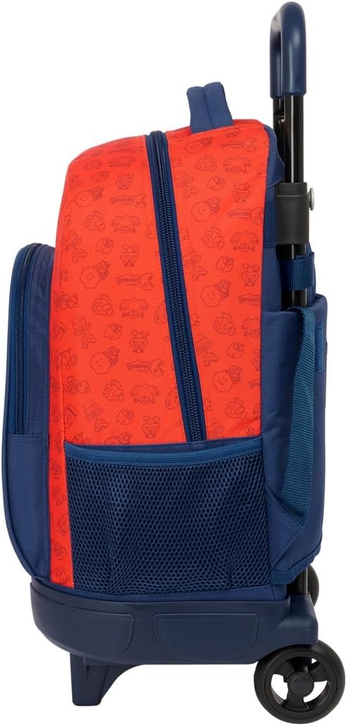 Sac à dos à roulettes Super Mario Trick bleu foncé/rouge 33 x 22 x 45 cm – Image 3