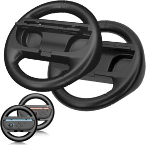 Volant de course Mario pour manettes Switch 2, noir pour switch1/2/oled
