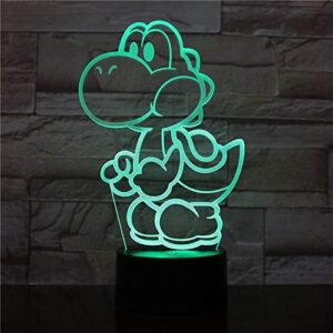 Lampe LED Yoshi Super Mario USB à changement de couleur