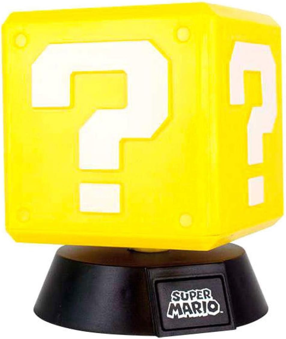 Lampe Bloc Interrogation Super Mario, Style: Contemporary, par Paladone