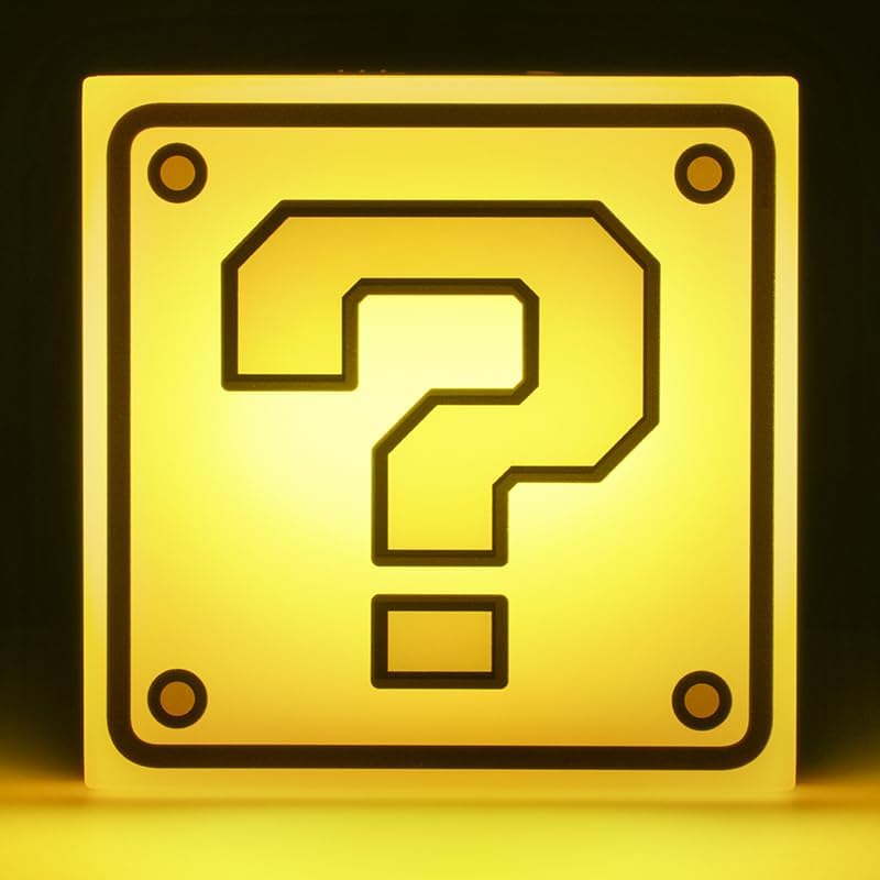 Veilleuse portable Super Mario Bloc Question avec capteur de nuit – Image 3