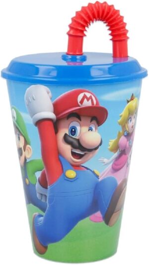 Gobelet Super Mario avec tige, 430 ml