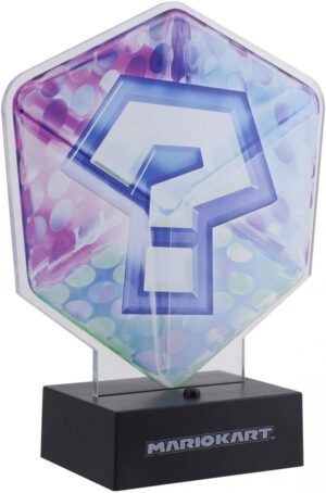 Lampe de bureau Super Mario Mario Kart bloc Question en acrylique