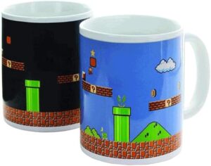 Mug thermoréactif Super Mario avec écran de niveau, 300 ml