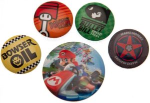 Badge Mario Kart 8 Mario référence 80487