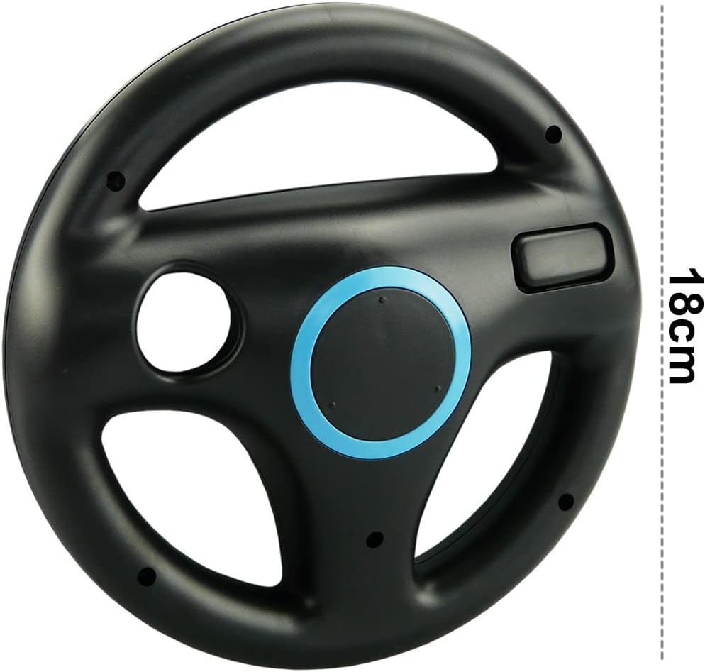 Volant de course noir Mario Kart pour télécommande Nintendo Wii U – Image 4