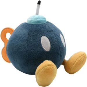 Peluche Bob-Omb Super Mario Sanei multicolore 12 cm