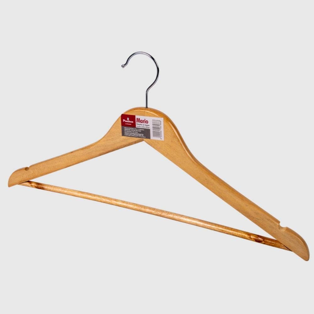 Patère Mario en bois naturel, largeur 44 cm – Image 2