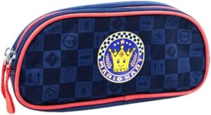 Trousse Mario Kart à double compartiment 23 cm pour l’école