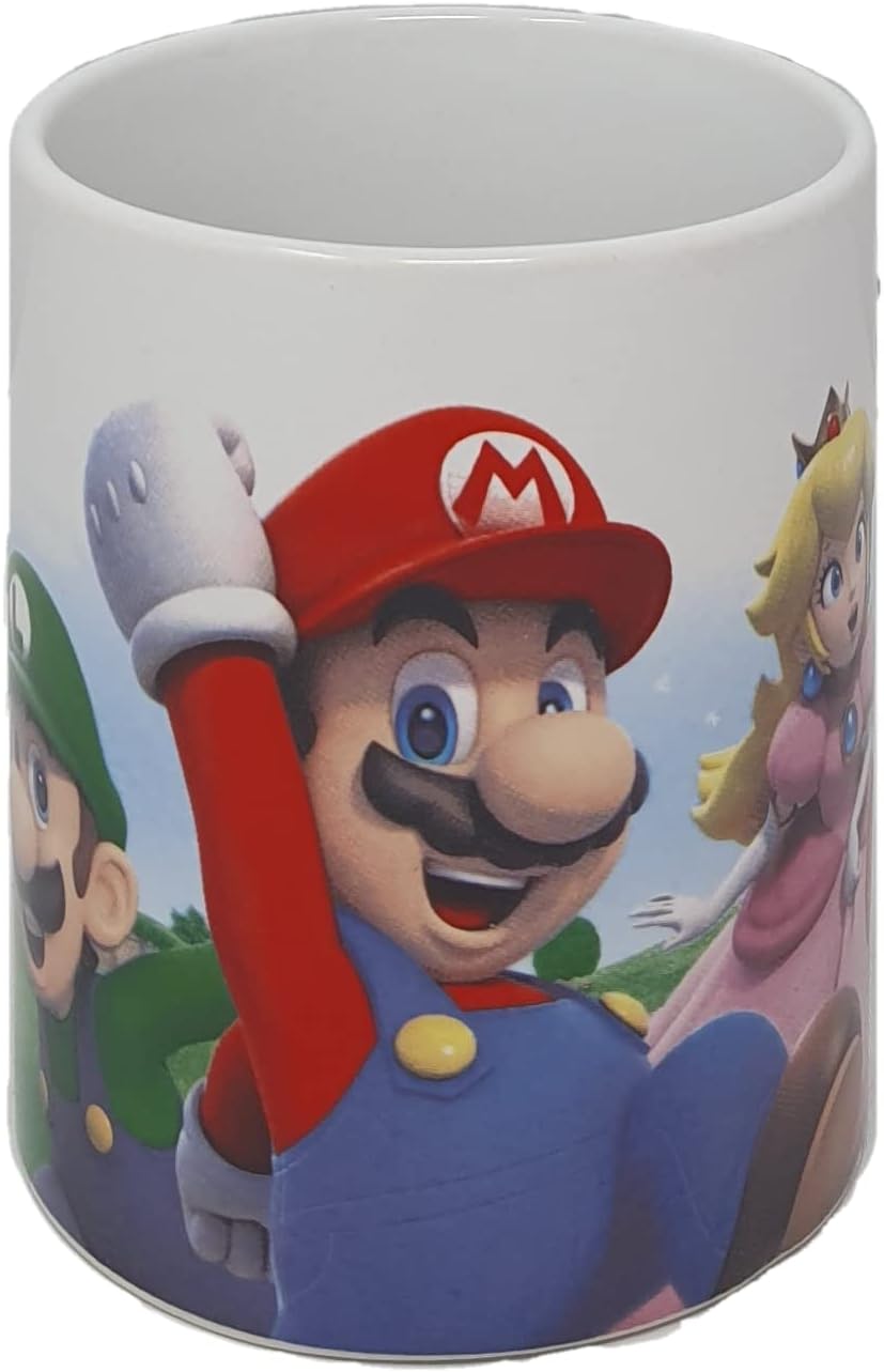 Mug 325 ml Super Mario avec Peach, Toad, Luigi et Yoshi – Image 3