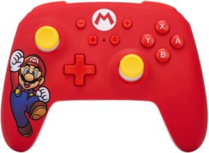 Manette sans fil Mario Joy PowerA pour Nintendo Switch, Switch OLED et Switch Lite