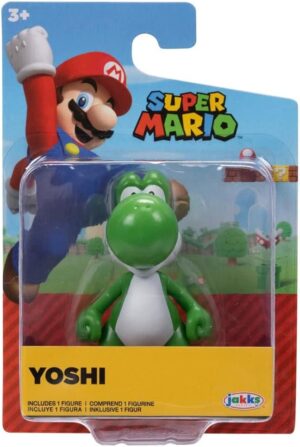 Green Yoshi 6.5cm - figurine articulée World of Nintendo Super Mario