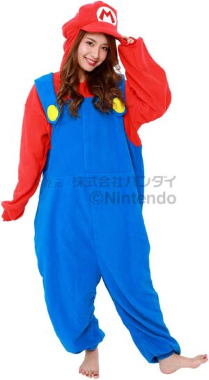Kigurumi Mario Super Mario taille unique pour enfants et adultes