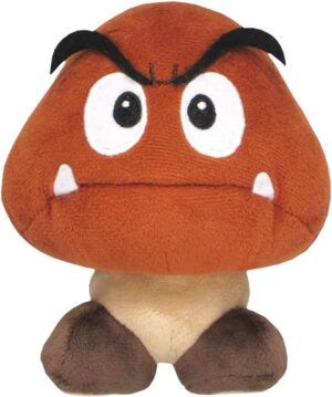 Peluche Goomba Super Mario Sanei 12 cm