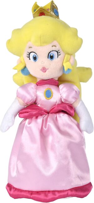 Peluche Peach Super Mario Nintendo 27 cm