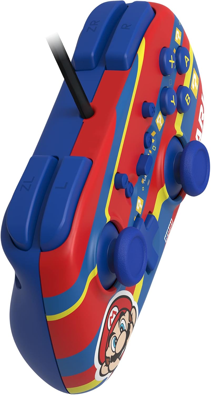 Manette mini HoriPad Mario pour Nintendo Switch avec boutons Home et Capture – Image 5