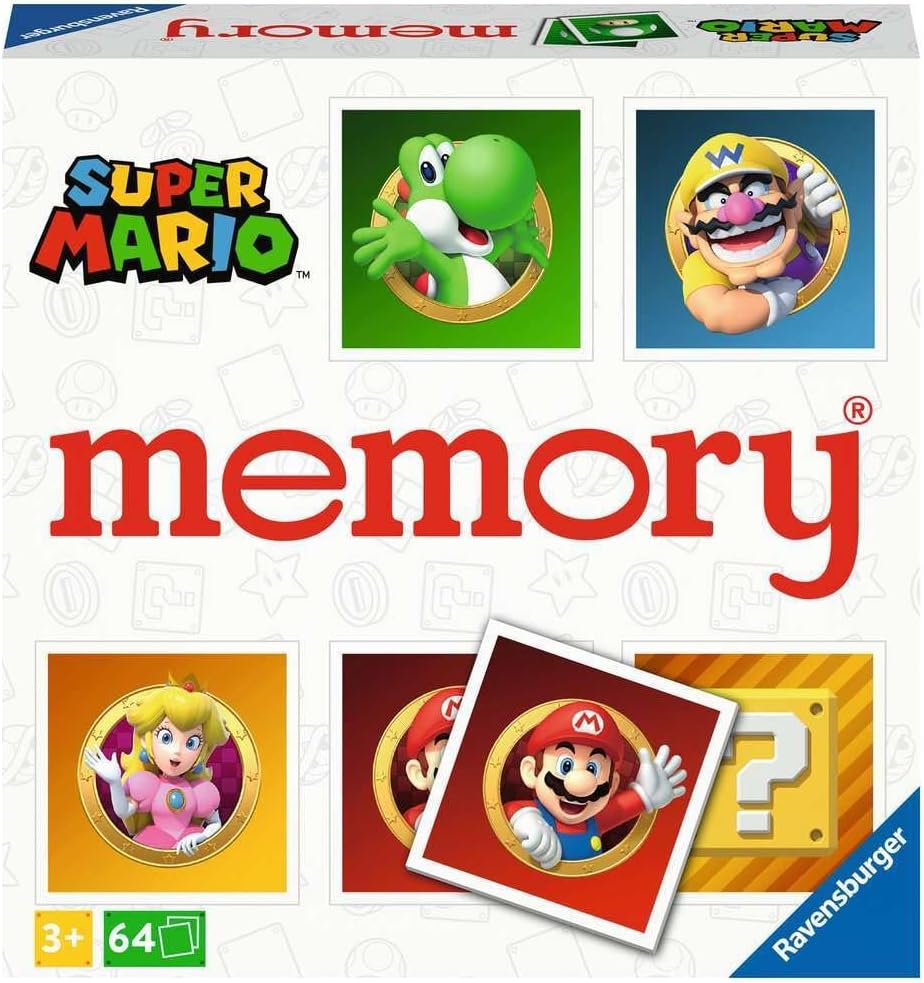 Grand Memory Super Mario, jeu éducatif d'observation dès 3 ans