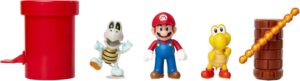 Set diorama du donjon Super Mario Bros avec 5 figurines 6 cm