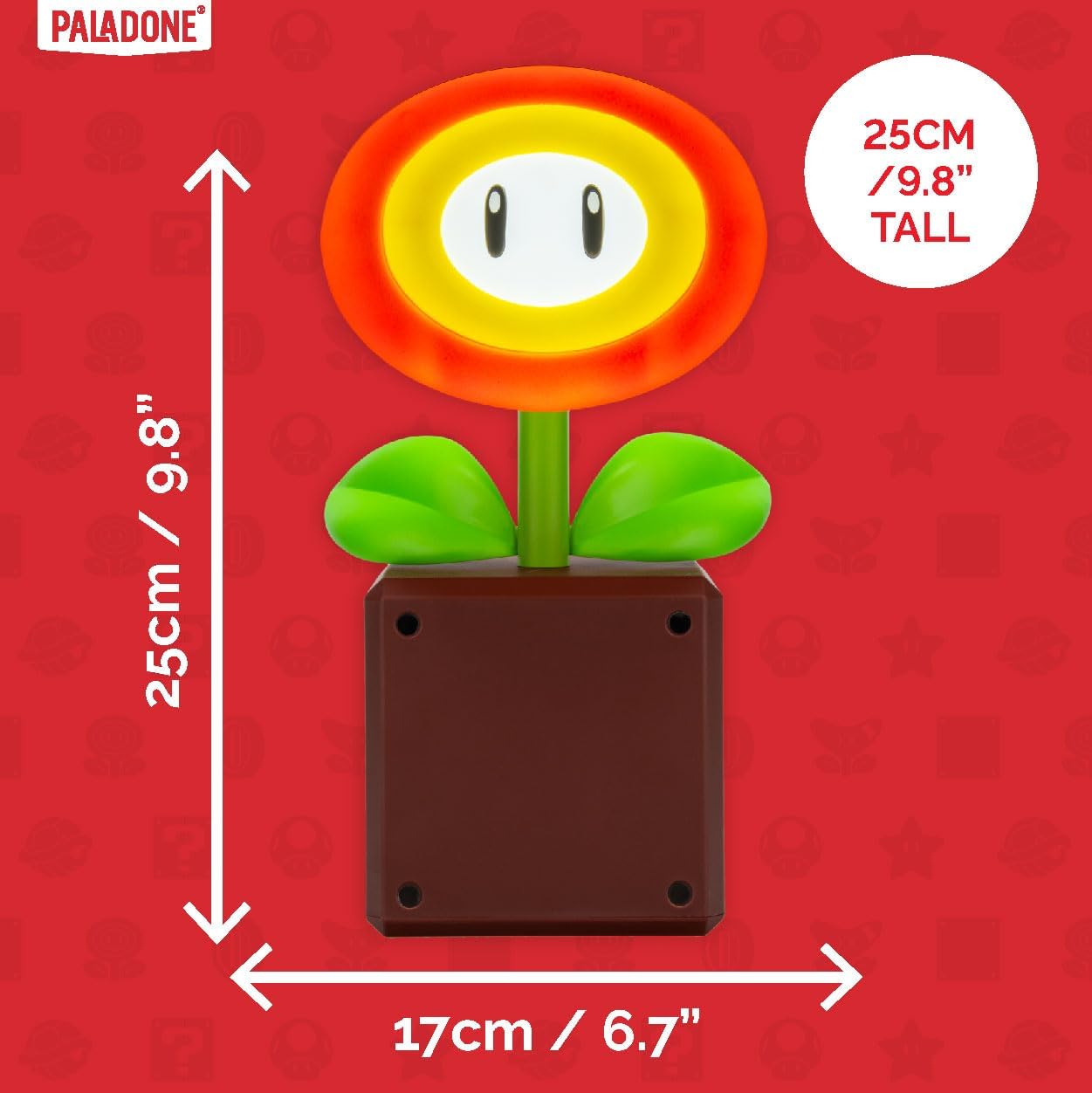 Lampe LED Fleur de feu Super Mario avec câble USB – Image 4