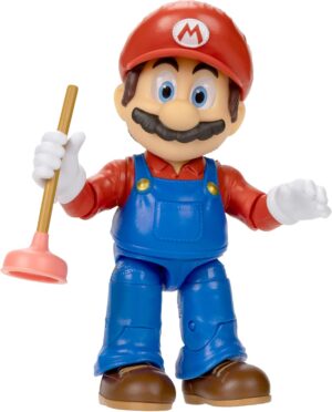 Figurine articulée Mario avec accessoire, Super Mario Bros Le Film, 13 cm
