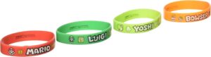 Bracelet en caoutchouc Super Mario multicolore Amscan 396608
