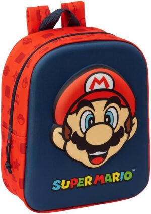 Sac à dos Super Mario 3D orange 15 L 32 x 42 x 15 cm