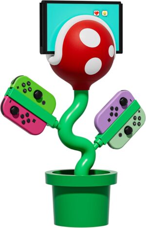 Dock Switch Mario Piranha 3 en 1 pour Switch OLED avec HDMI 4K 30Hz