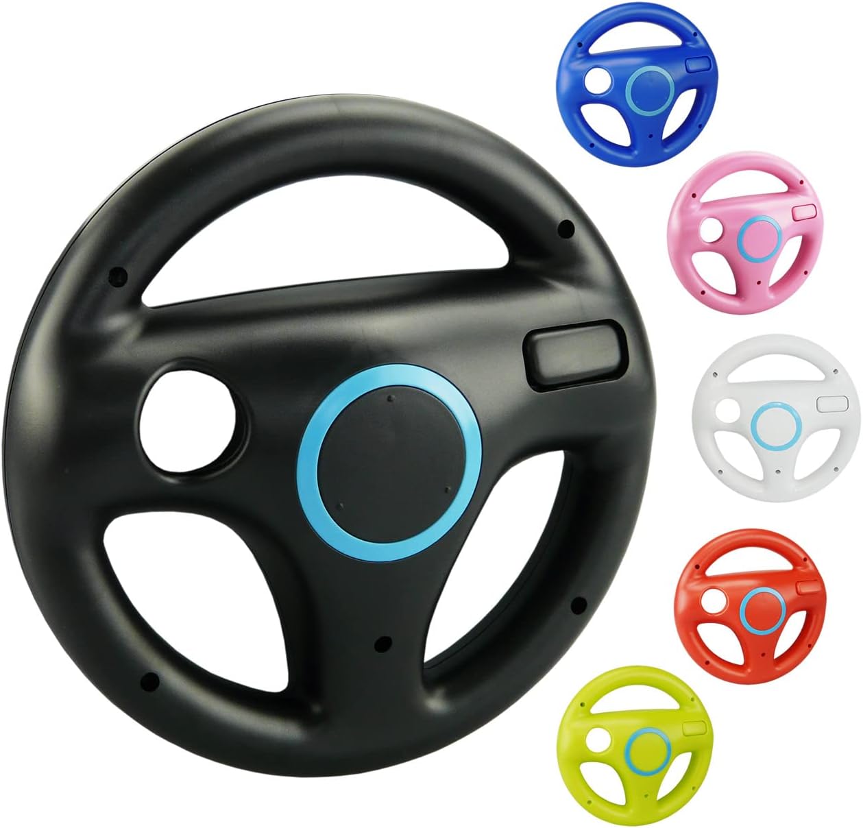 Volant de course noir Mario Kart pour télécommande Nintendo Wii U – Image 2