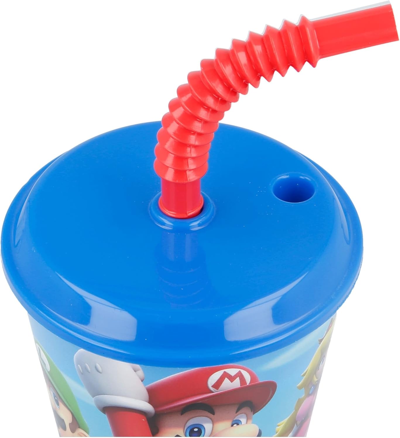 Gobelet enfant Super Mario avec paille, plastique sans BPA 430 ml – Image 5