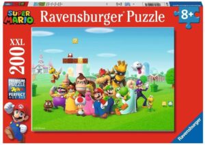 Puzzle 200 pièces XXL Super Mario, format 36 x 49, dès 8 ans