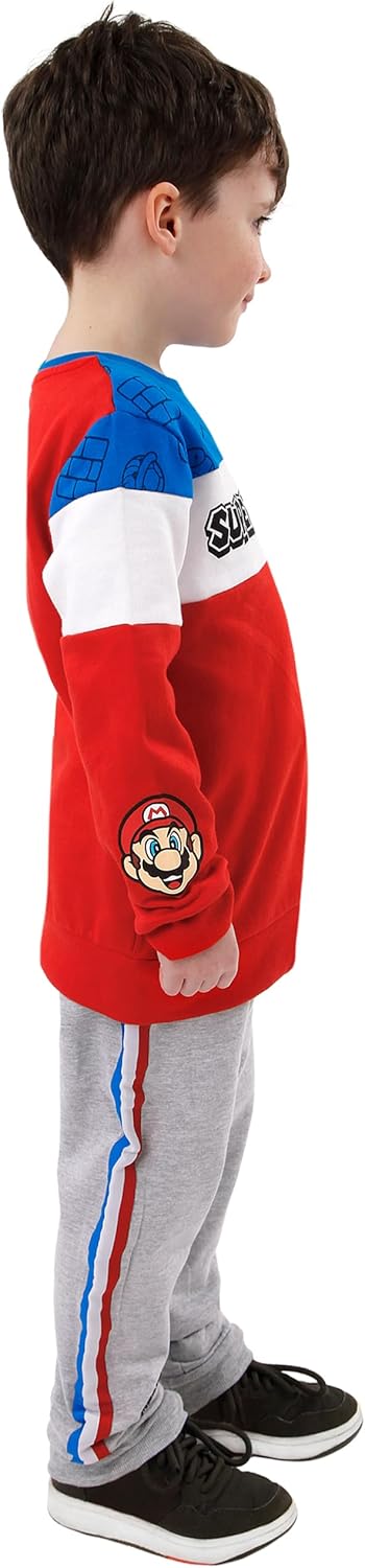 Ensemble enfant Super Mario avec Mario, sweat-shirt et jogging – Image 3