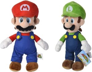 Peluche Mario et Luigi Super Mario Bros Simba Toys 20 cm