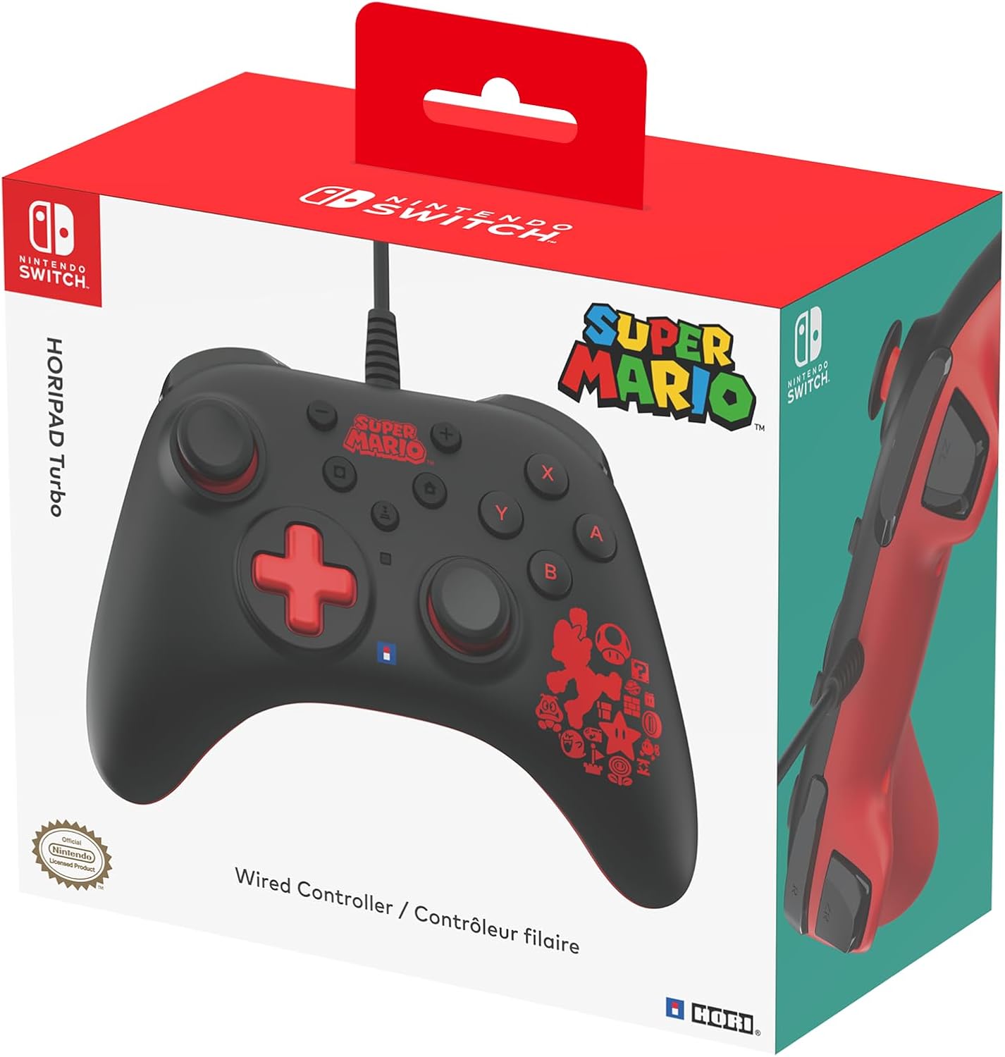 Manette Horipad Turbo filaire Mario pour Switch – Image 5
