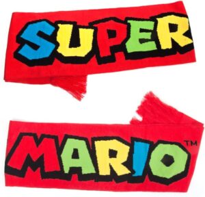Écharpe Super Mario Nintendo en acrylique et élasthanne