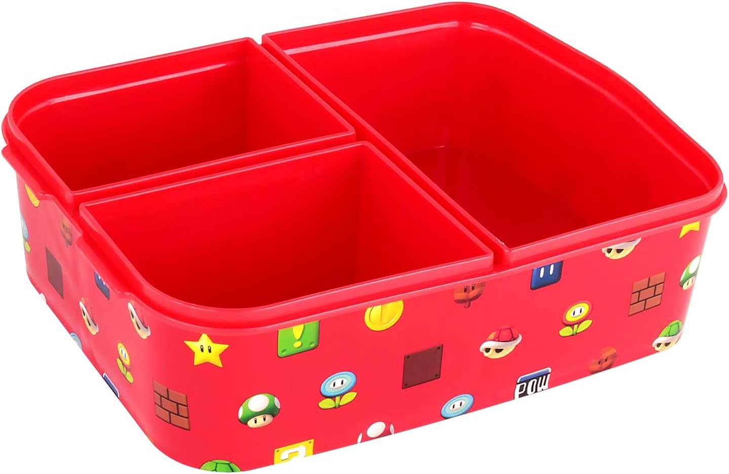 Boîte à déjeuner Super Mario multicolore à 3 compartiments pour enfant – Image 4