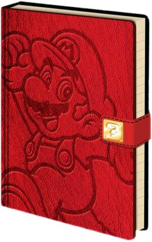 Carnet A5 Super Mario à couverture rigide