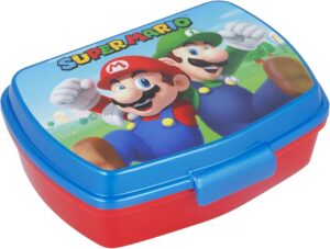 Boîte à lunch rectangulaire Super Mario Stor réutilisable