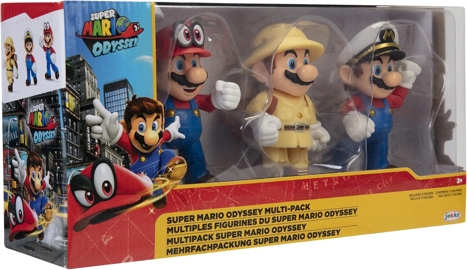 Pack de 3 figurines Mario 10 cm - Super Mario Odyssey – Image 4