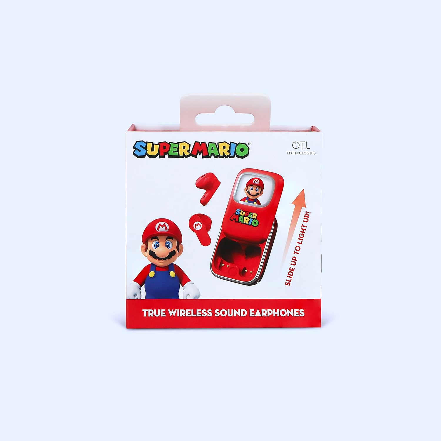 Écouteurs sans fil Super Mario avec étui coulissant LED – Image 2