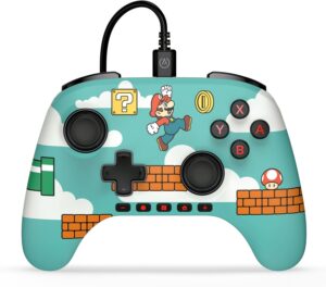 Manette Pro PowerA Mario Advantage filaire avec effet Hall pour Nintendo Switch 2