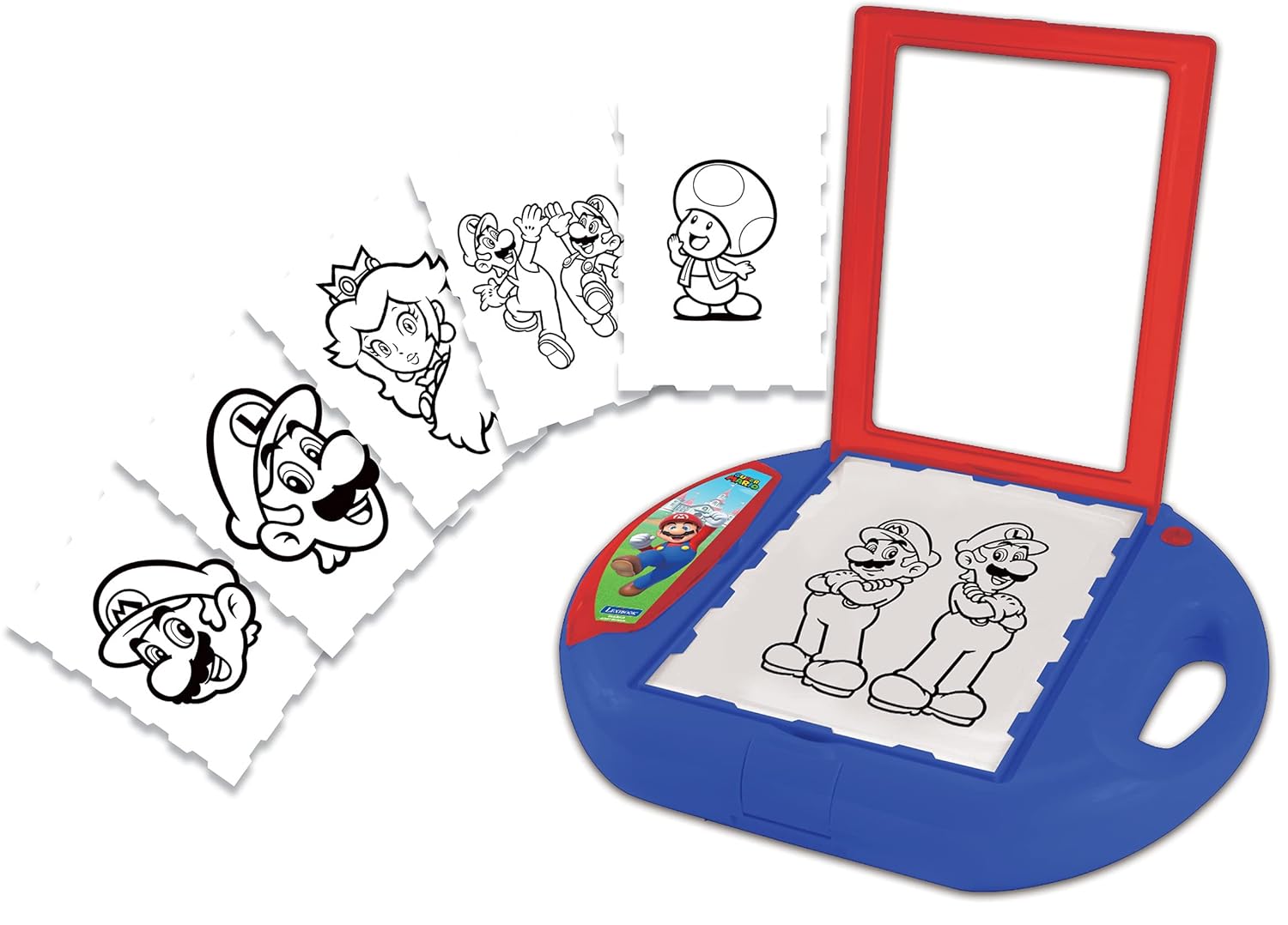 Projecteur à dessins Super Mario Lexibook avec écran lumineux, 10 modèles et 4 tampons – Image 3