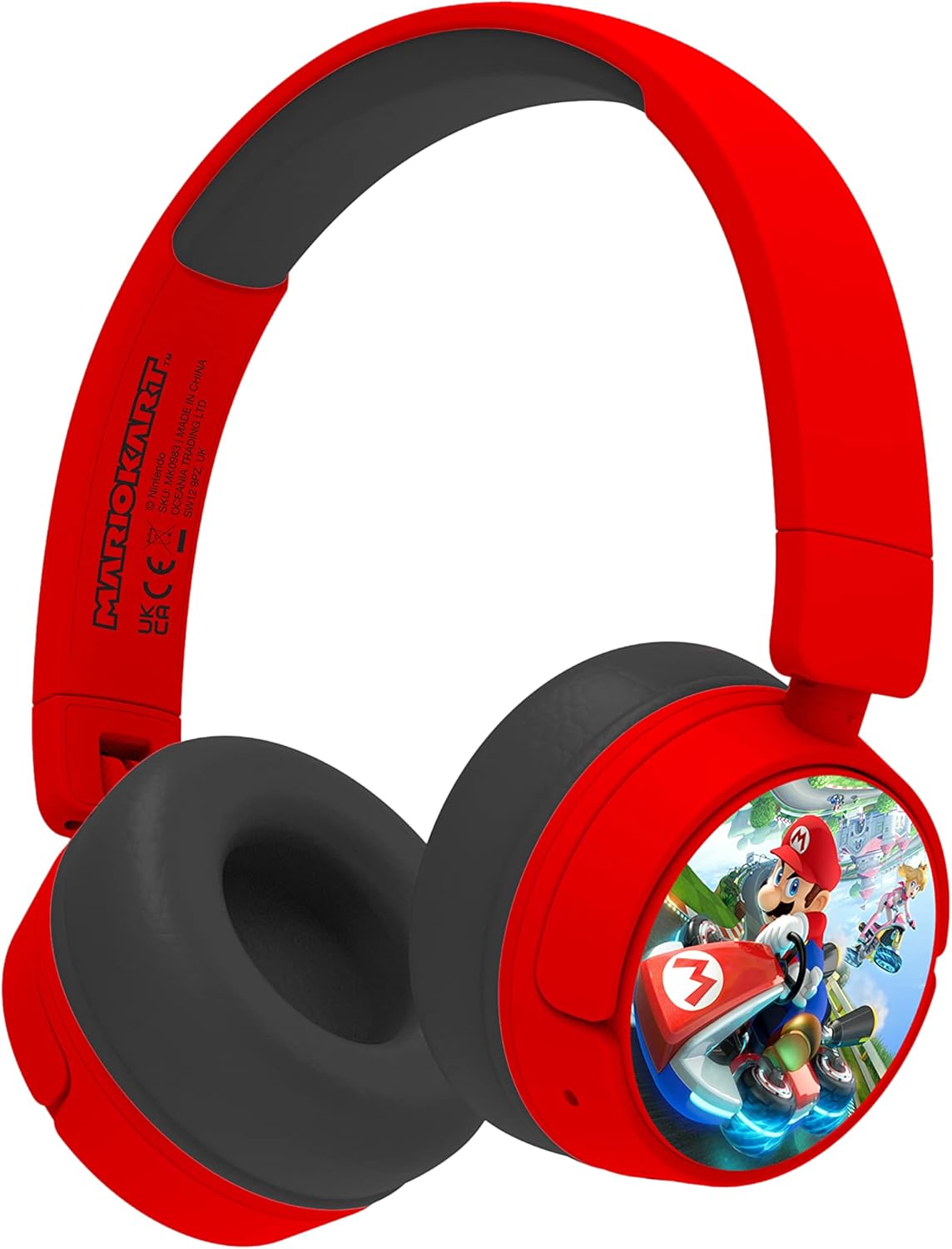Casque audio sans fil Mario Kart rouge enfant MK0983