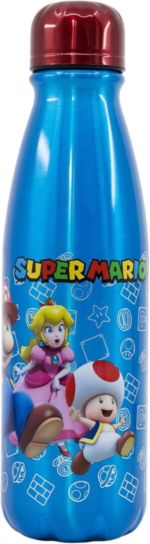 Gourde enfant en aluminium 600 ml SUPER MARIO